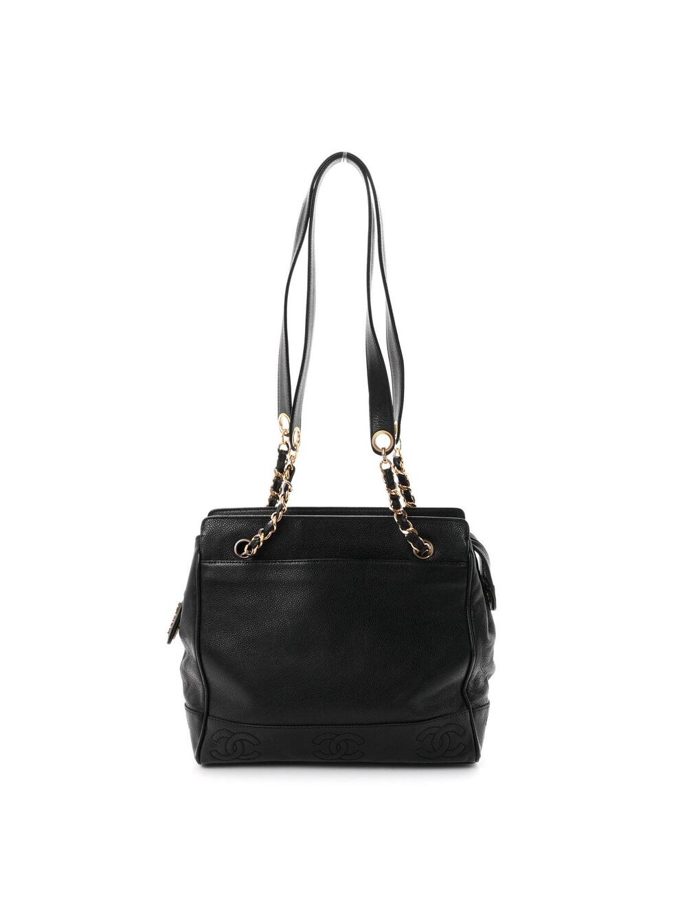Chanel Caviar Triple Cc Shoulder Bag #346165C17B